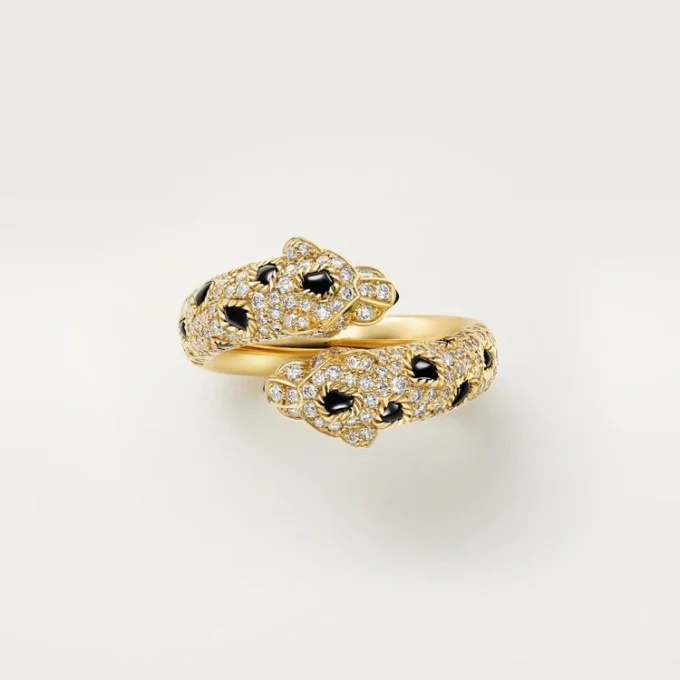 Panthere De Cartier-ring, halvpavé Panthere De Cartier-ring, halvpavé