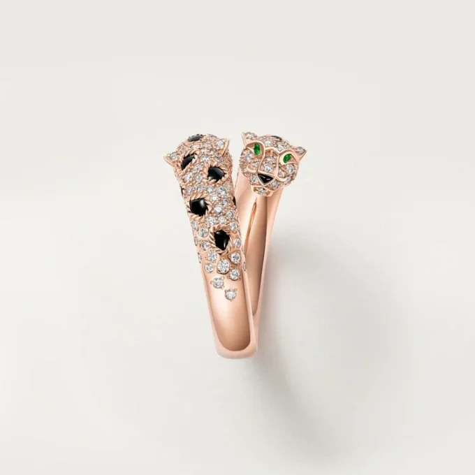 Panthere De Cartier-ring, halvpavé Panthere De Cartier-ring, halvpavé