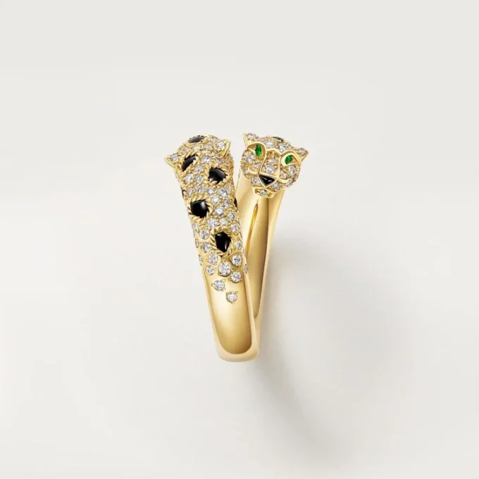 Panthere De Cartier-ring, halvpavé Panthere De Cartier-ring, halvpavé