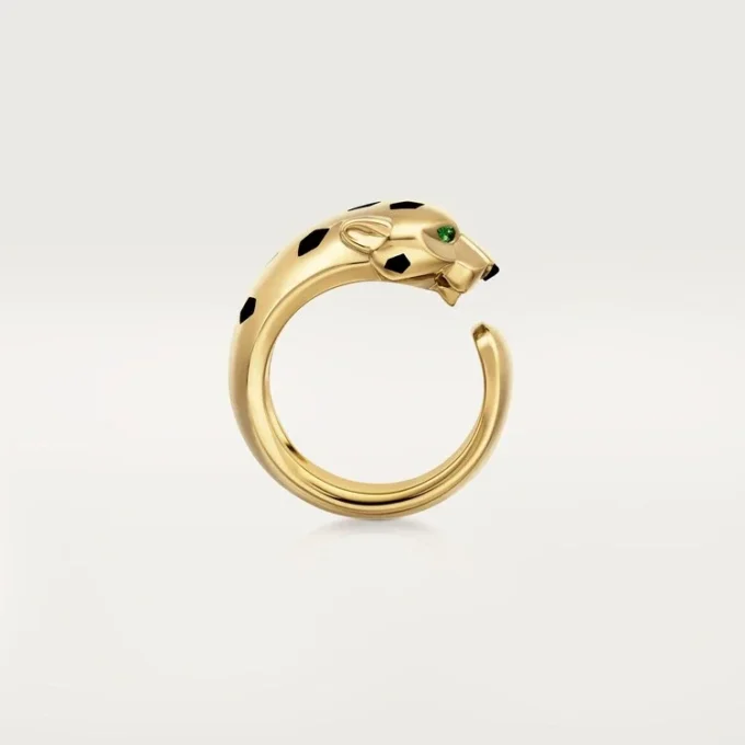 Panthere De Cartier-ring i gult guld och onyx | Cartier Us Panthere De Cartier-ring i gult guld och onyx | Cartier Us