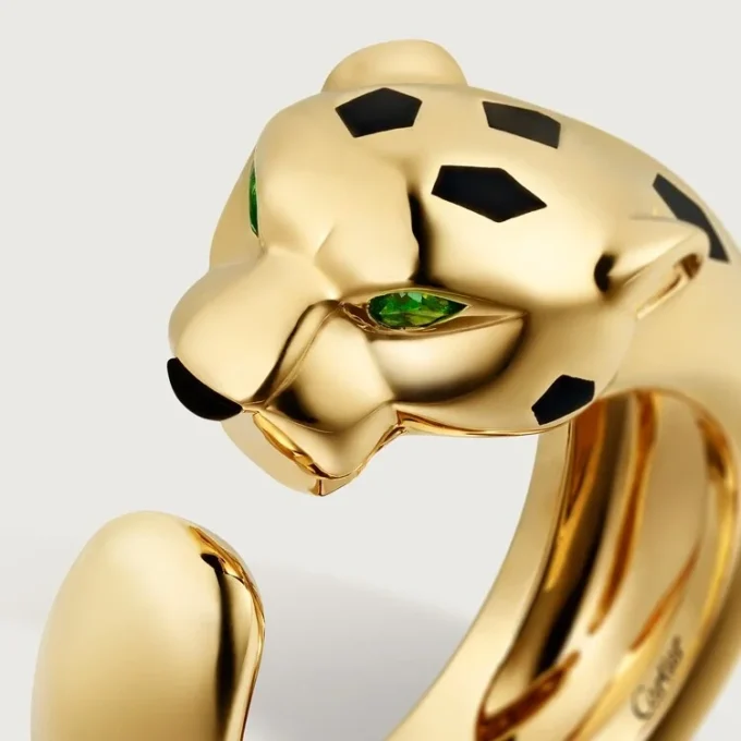 Panthere De Cartier-ring i gult guld och onyx | Cartier Us Panthere De Cartier-ring i gult guld och onyx | Cartier Us