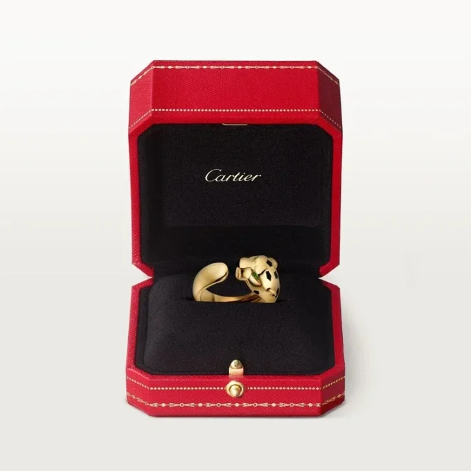 Panthere De Cartier-ring i gult guld och onyx | Cartier Us Panthere De Cartier-ring i gult guld och onyx | Cartier Us