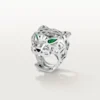 Panthere De Cartier-ring – icke-rodierat vitguld, tsavoritgranater, onyx – Cartier Panthere De Cartier-ring – icke-rodierat vitguld, tsavoritgranater, onyx – Cartier