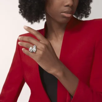 Panthere De Cartier-ring, ledad, pavé