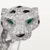 Panthere De Cartier-ring, ledad, pavé Panthere De Cartier-ring, ledad, pavé
