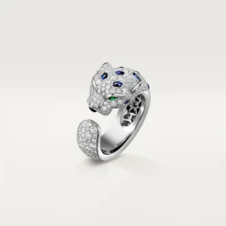 Panthere De Cartier-ring, medelstor modell, halvpavé