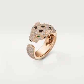 Panthere De Cartier-ring, medelstor modell, pavé