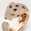 Panthere De Cartier-ring, medelstor modell, pavé Panthere De Cartier-ring, medelstor modell, pavé