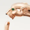 Panthere De Cartier-ring – rosa guld, tsavoritgranater, onyx – Cartier