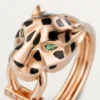 Panthere De Cartier-ring – rosa guld, tsavoritgranater, onyx, svart lack, diamanter – Cartier Panthere De Cartier-ring – rosa guld, tsavoritgranater, onyx, svart lack, diamanter – Cartier