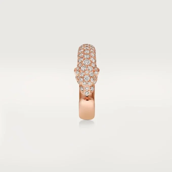 Panthere De Cartier-ring – roséguld, onyx, smaragder, diamanter – Cartier