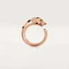 Panthere De Cartier-ring – Roséguld, tsavoritgranater, onyx – Cartier