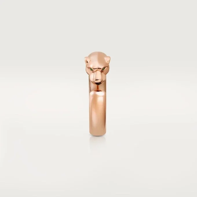 Panthere De Cartier-ring – Roséguld, tsavoritgranater, onyx – Cartier