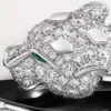 Panthere De Cartier-ring, svart lack, pavé Panthere De Cartier-ring, svart lack, pavé