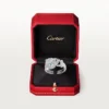 Panthere De Cartier-ring – vitguld, diamanter, smaragder, onyx – Cartier