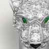 Panthere De Cartier-ring – vitguld, smaragder, onyx, diamanter – Cartier