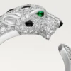 Panthere De Cartier-ring – vitguld, smaragder, onyx, diamanter – Cartier