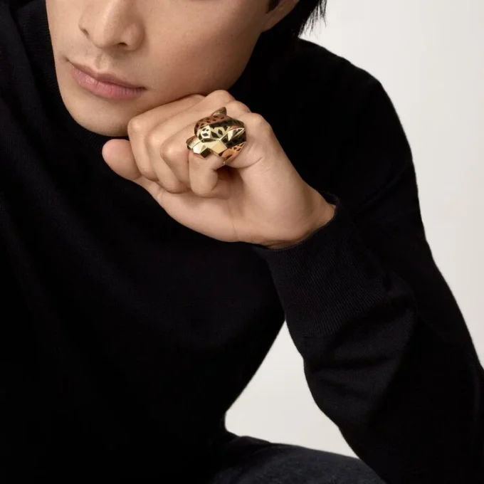 Panthere De Cartier stor ring, gult guld | Cartier Us
