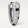 Panthere Diamond små hoop-örhängen, vitguld | Cartier Us Panthere Diamond små hoop-örhängen, vitguld | Cartier Us