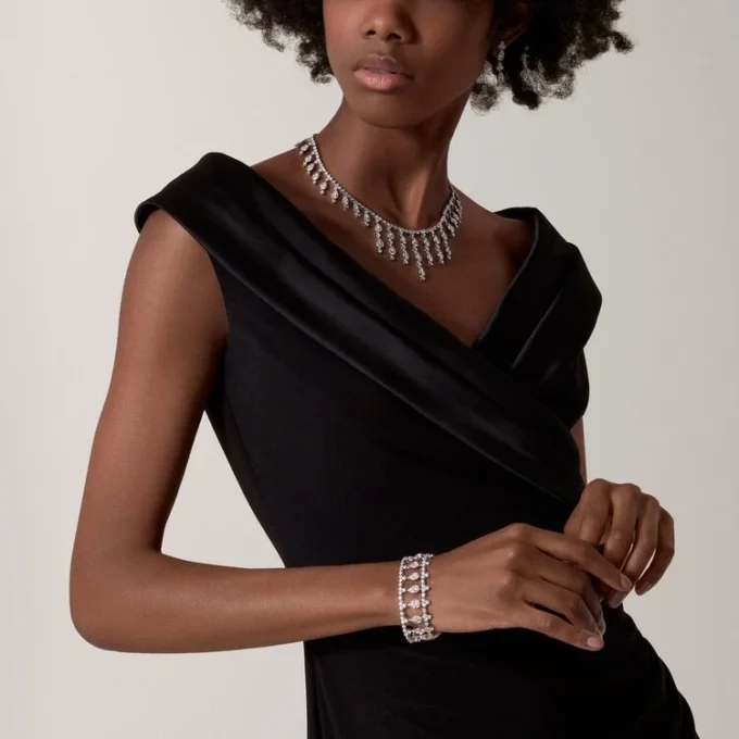 Pluie De Cartier-halsband, diamanter Pluie De Cartier-halsband, diamanter