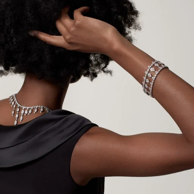 Pluie De Cartier-halsband, diamanter Pluie De Cartier-halsband, diamanter