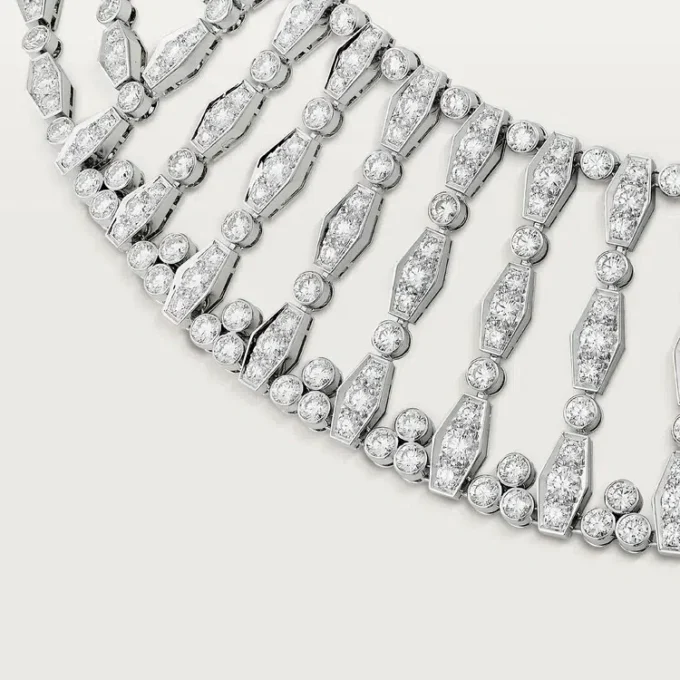 Pluie De Cartier-halsband, diamanter Pluie De Cartier-halsband, diamanter