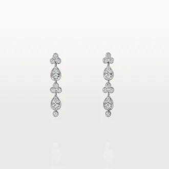 Pluie De Cartier-örhängen – Vitguld, diamanter – Cartier