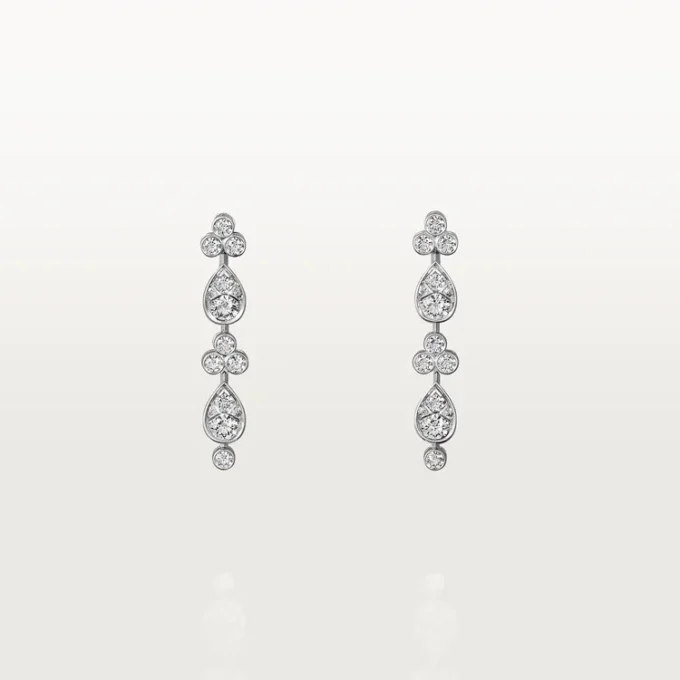 Pluie De Cartier-örhängen – Vitguld, diamanter – Cartier Pluie De Cartier-örhängen – Vitguld, diamanter – Cartier