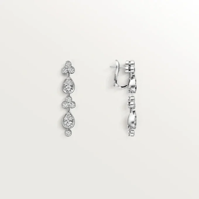 Pluie De Cartier-örhängen – Vitguld, diamanter – Cartier Pluie De Cartier-örhängen – Vitguld, diamanter – Cartier