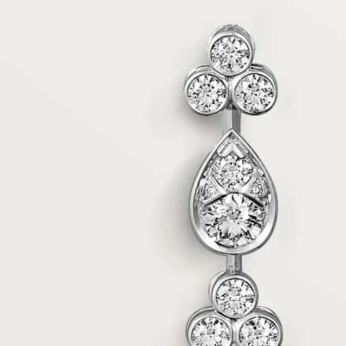 Pluie De Cartier-örhängen – Vitguld, diamanter – Cartier Pluie De Cartier-örhängen – Vitguld, diamanter – Cartier