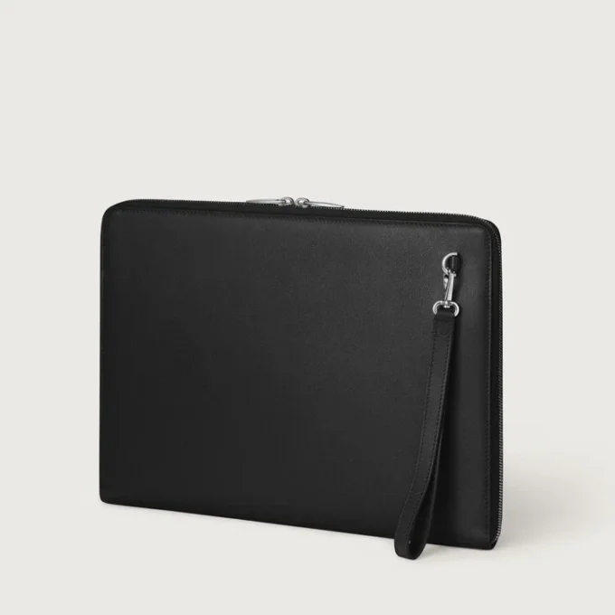 Portfölj, Must De Cartier – svart kalvskinn, palladiumfinish – Cartier Portfölj, Must De Cartier – svart kalvskinn, palladiumfinish – Cartier
