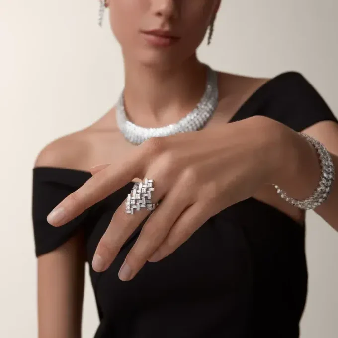 Reflection De Cartier-örhängen, diamanter Reflection De Cartier-örhängen, diamanter