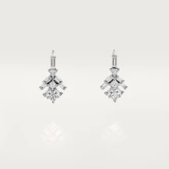 Reflection De Cartier örhängen – Vitguld, diamanter – Cartier