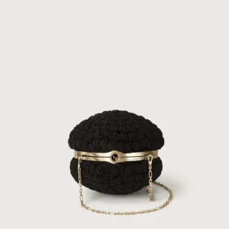 Rund virkad väska, Cartier Soir