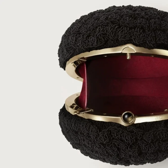 Rund virkad väska, Cartier Soir Rund virkad väska, Cartier Soir