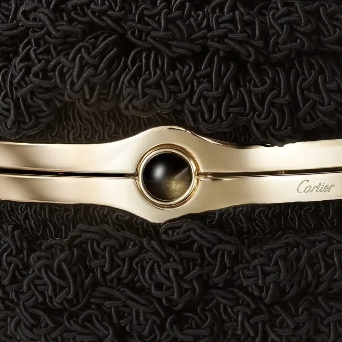 Rund virkad väska, Cartier Soir Rund virkad väska, Cartier Soir