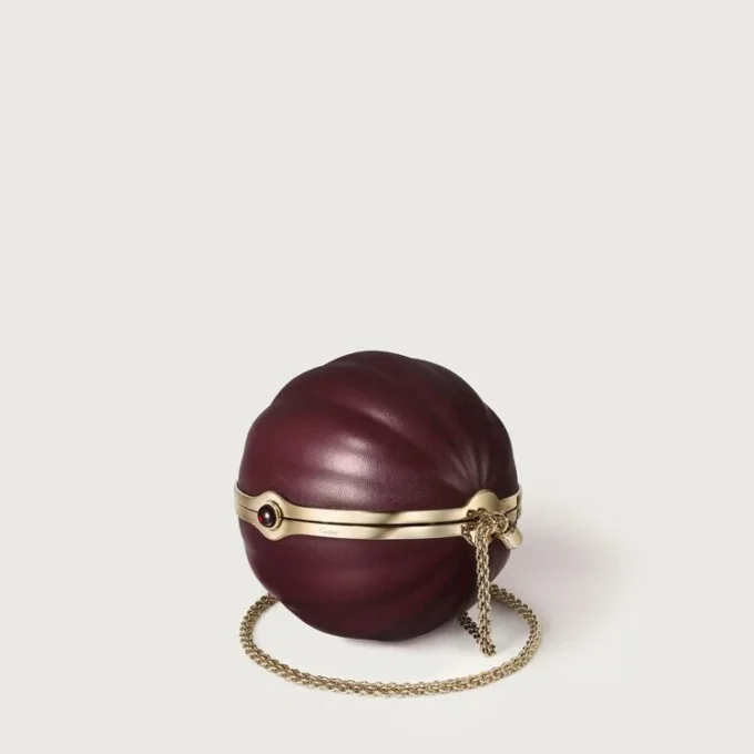 Rund väska med gadroonmönster, Cartier Soir Rund väska med gadroonmönster, Cartier Soir