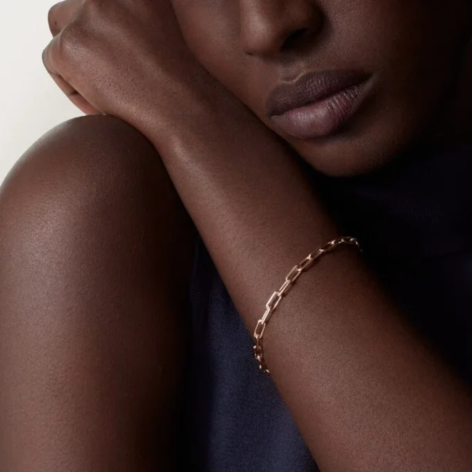 Santos De Cartier-armband, kedja, liten modell Santos De Cartier-armband, kedja, liten modell