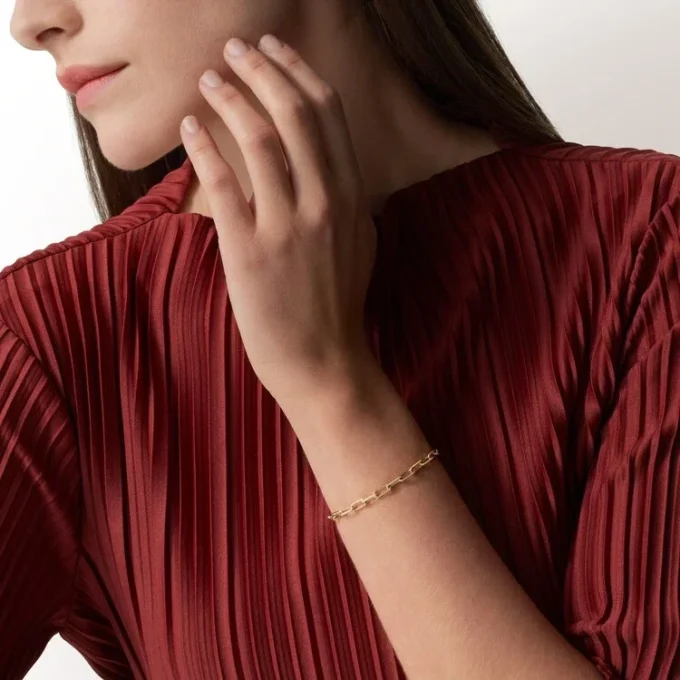 Santos De Cartier-armband, kedja, liten modell Santos De Cartier-armband, kedja, liten modell