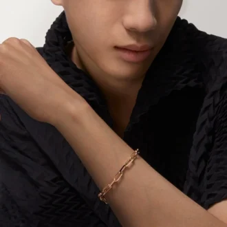 Santos De Cartier-armband, kedja, medelstor modell Santos De Cartier-armband, kedja, medelstor modell