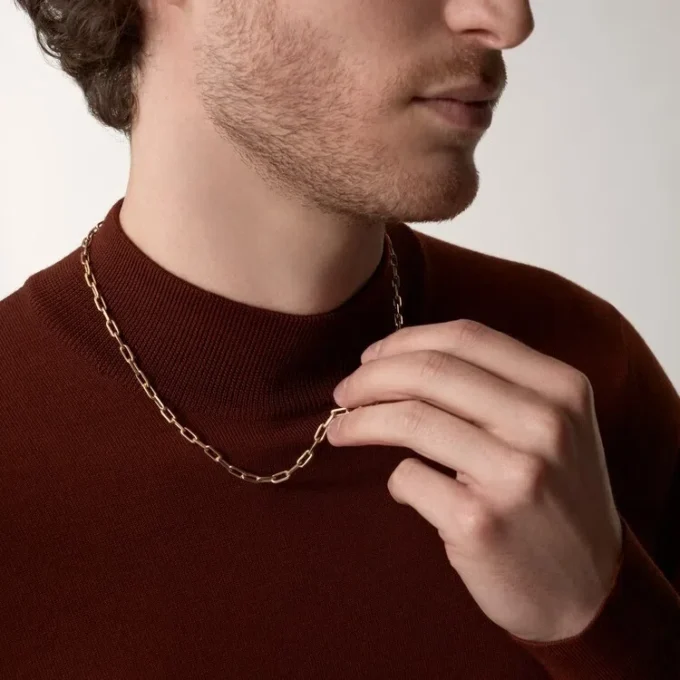 Santos De Cartier-halsband, kedja, liten modell Santos De Cartier-halsband, kedja, liten modell