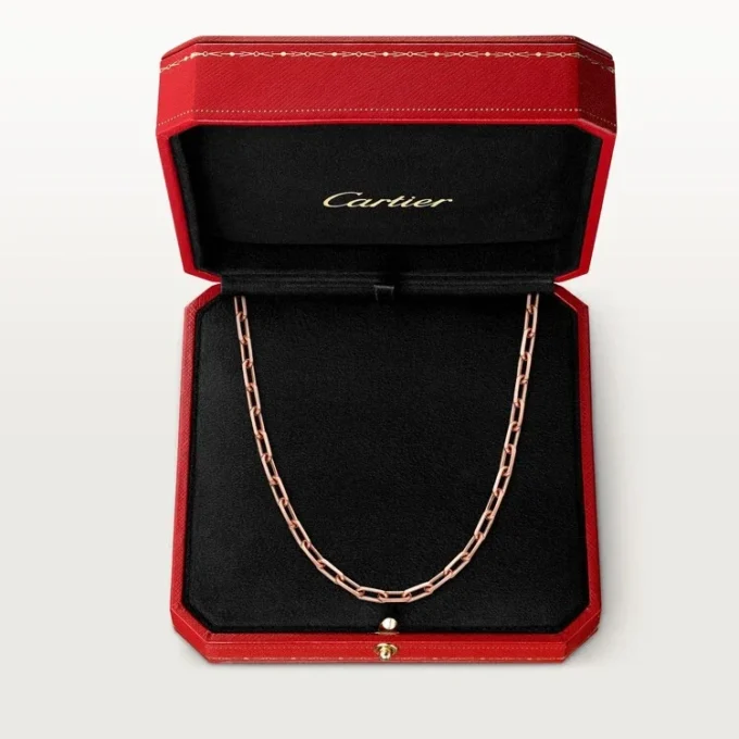 Santos De Cartier-halsband, kedja, medelstor modell Santos De Cartier-halsband, kedja, medelstor modell