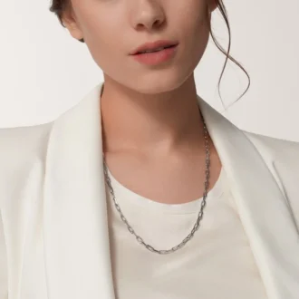Santos De Cartier halsband – vitguld – Cartier