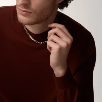 Santos De Cartier halsband – vitguld – Cartier