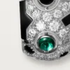 [Sur]Naturel Örhängen – Vitguld, Smaragder, Onyx, Diamanter – Cartier