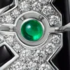[Sur]Naturel Örhängen – Vitguld, Smaragder, Onyx, Diamanter – Cartier