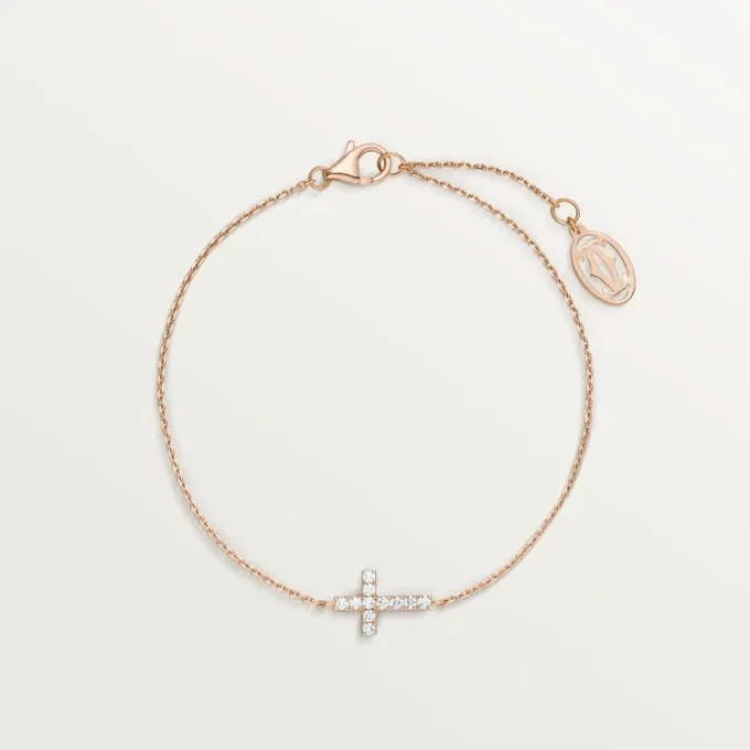 Symbolarmband – rosa guld, diamanter – Cartier Symbolarmband – rosa guld, diamanter – Cartier
