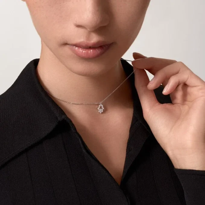 Symbolhalsband – Vitguld, diamant – Cartier Symbolhalsband – Vitguld, diamant – Cartier