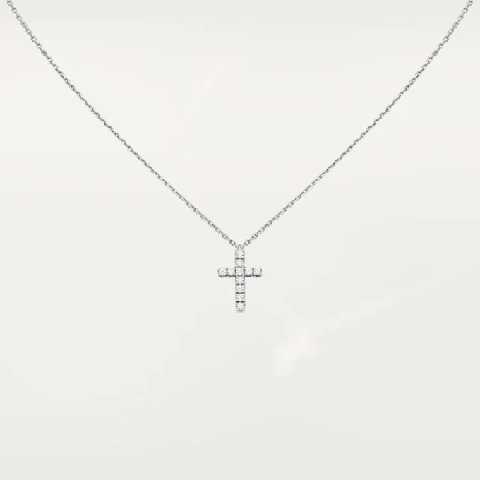 Symbolhalsband – vitguld, diamanter – Cartier Symbolhalsband – vitguld, diamanter – Cartier