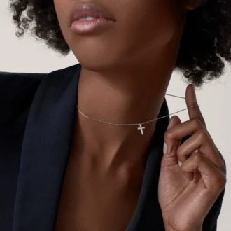 Symbolhalsband – vitguld, diamanter – Cartier